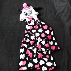 A justice robe with a dog hood.